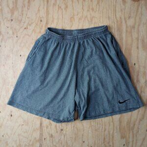 Vintage 90s Nike Sweat Shorts Heather Gray